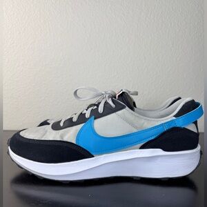 Size 12 - Nike Waffle Debut Grey Laser Blue